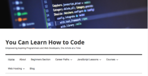 You Can Learn How to Code website